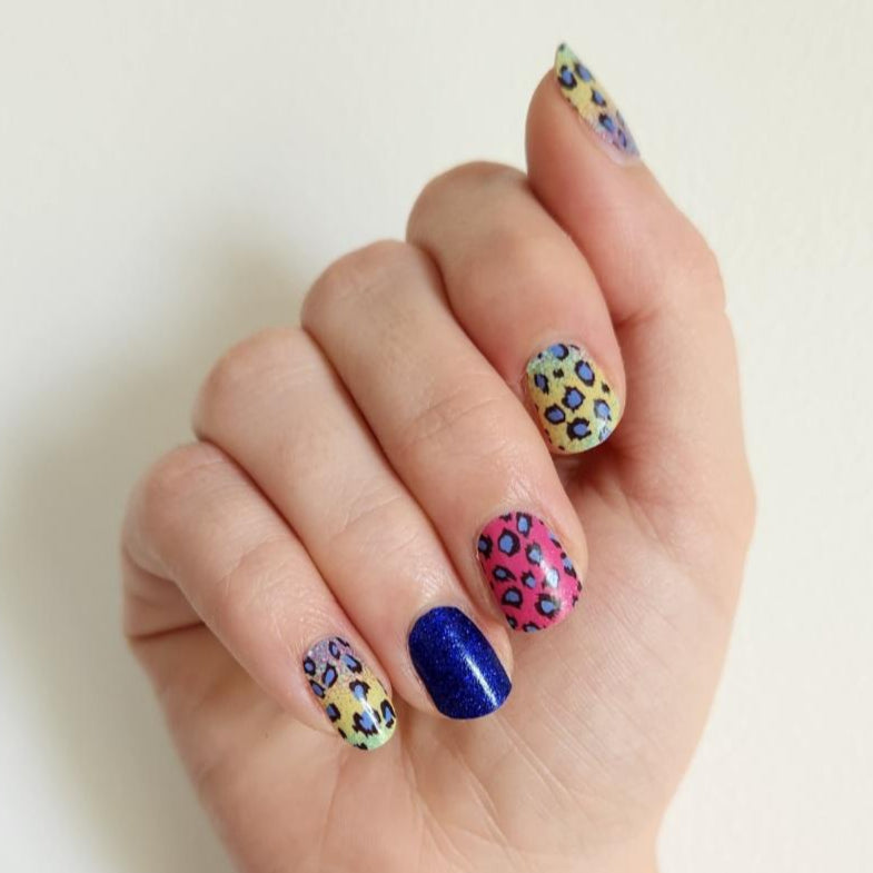 Rainbow Leopard // Nail Polish Strips