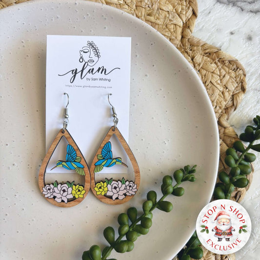 Hummingbird // Timber Earrings