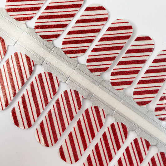 Candy Cane Lane // Nail Polish Strips