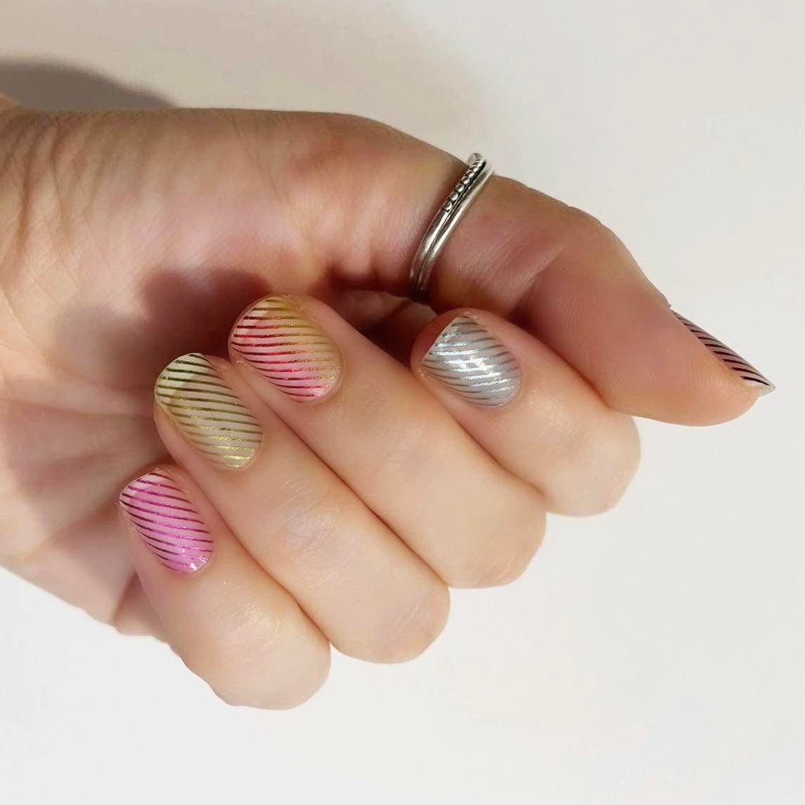 Strobe Light // Nail Polish Strips