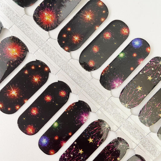 Fireworks // Nail Polish Strips