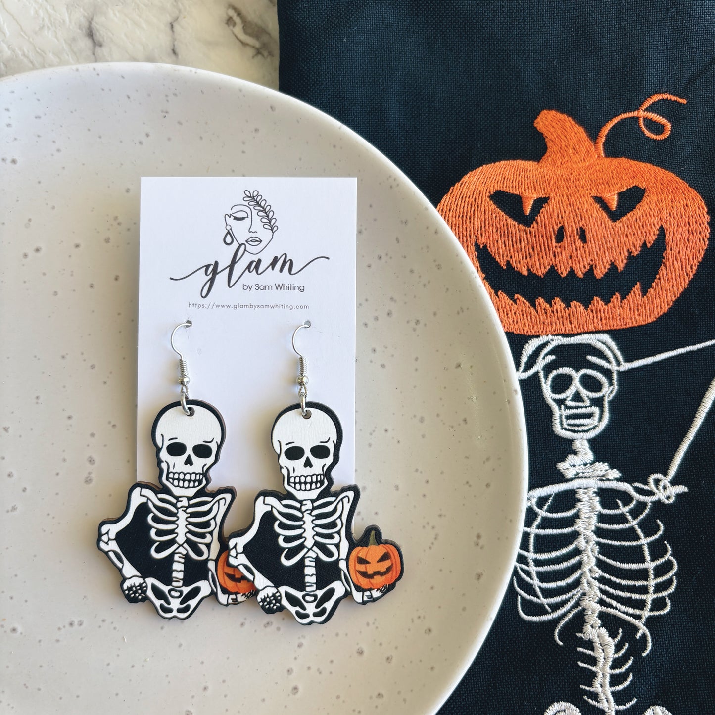 Skeleton Friend // Timber Earrings