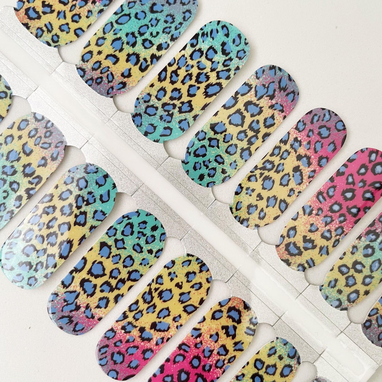 Rainbow Leopard // Nail Polish Strips