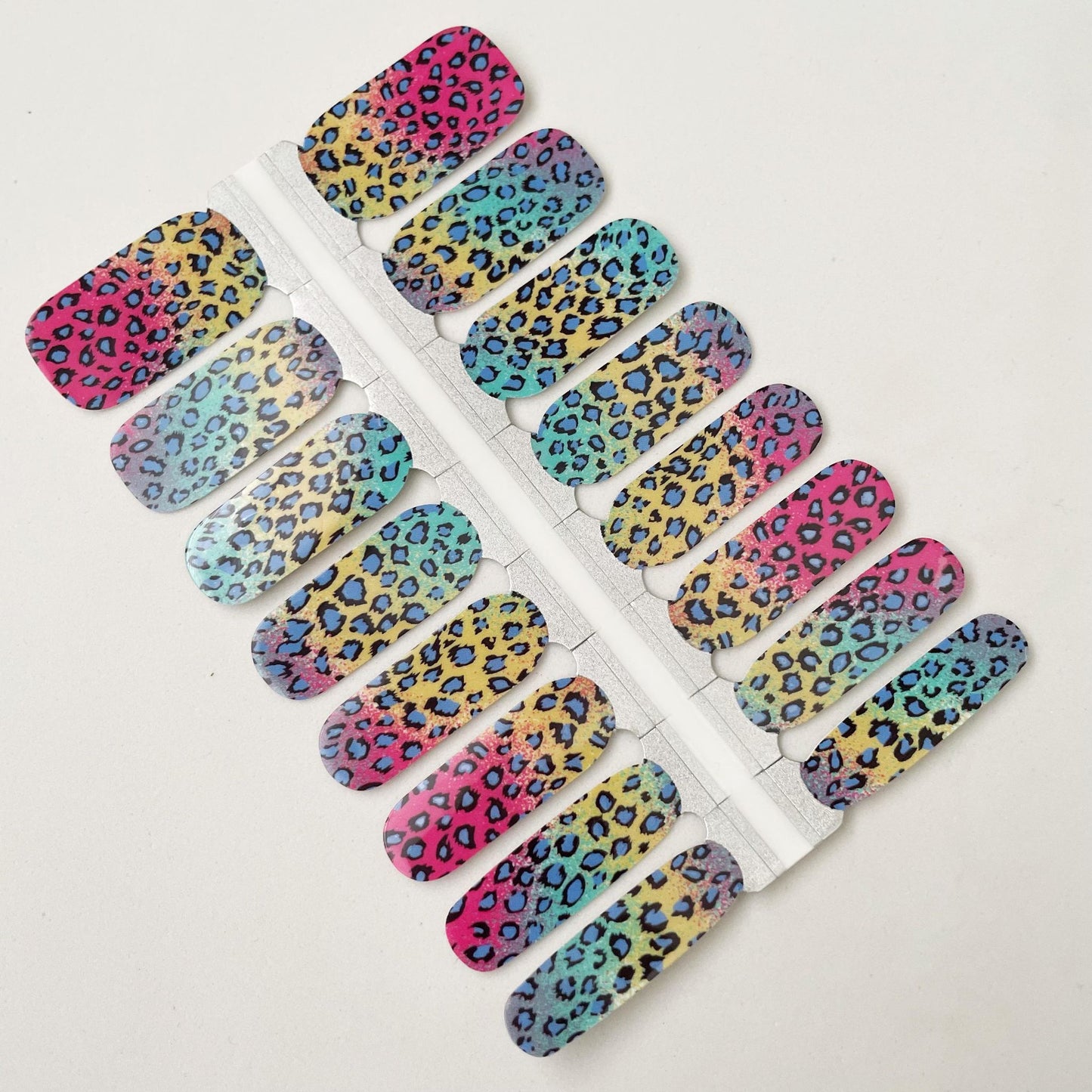 Rainbow Leopard // Nail Polish Strips