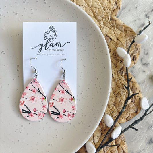 Cherry Blossom Minis // Timber Dangle Earrings